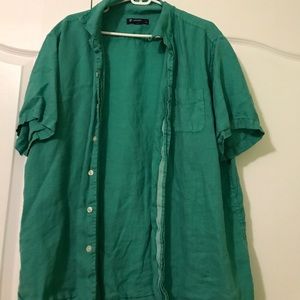 Men’s short sleeve shirt. 100% linen